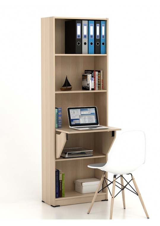 Rolls Book case with fold table